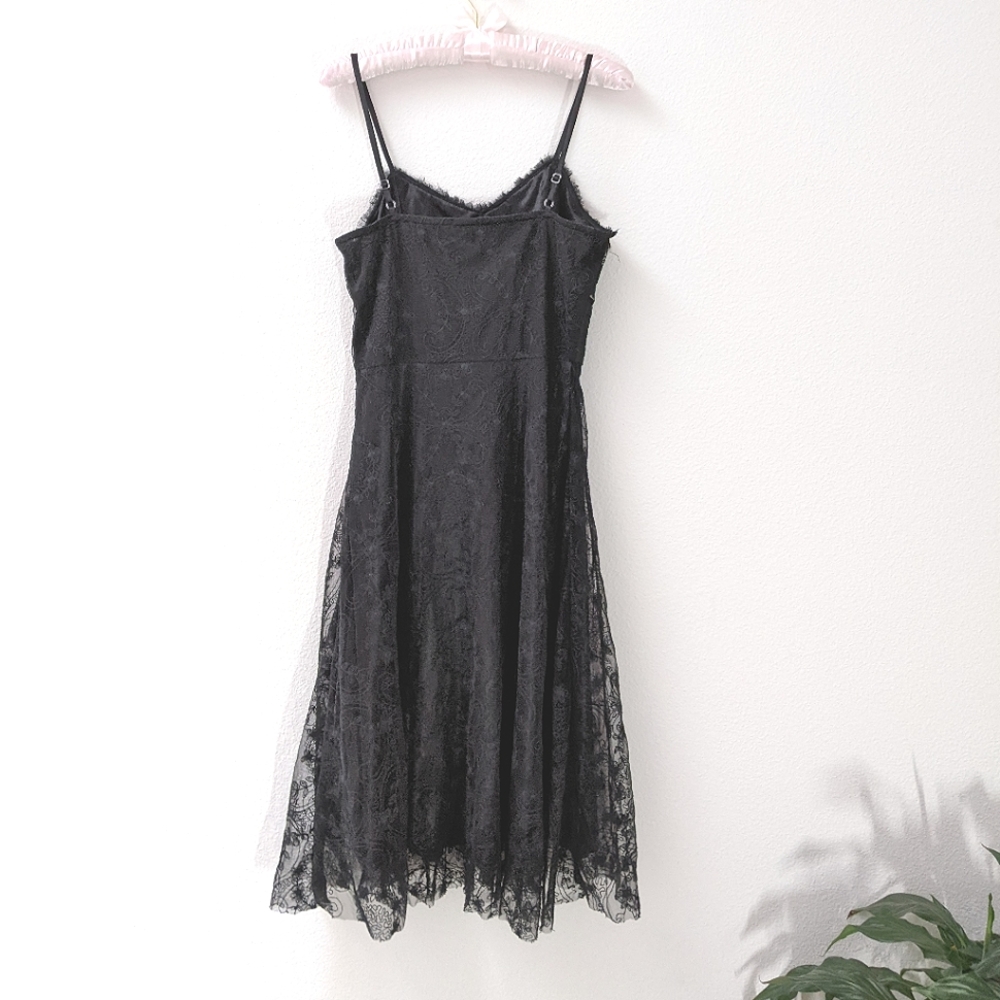 SOLD🔴 Y2k/2000s lace overlay dress - Picture 3 of 11